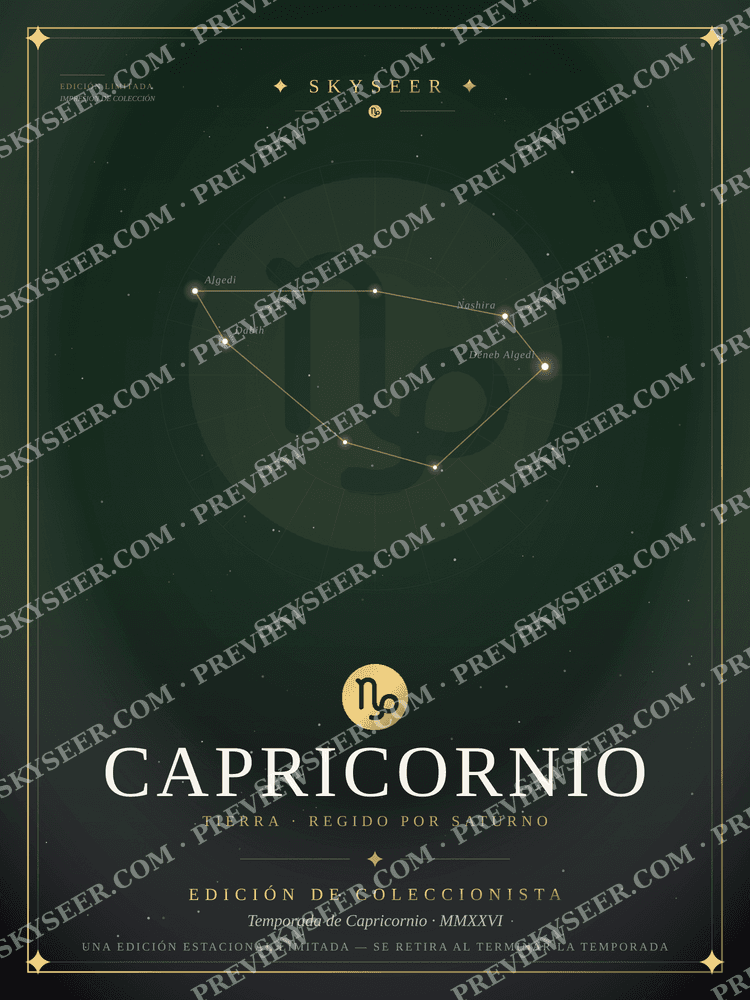 Capricornio poster