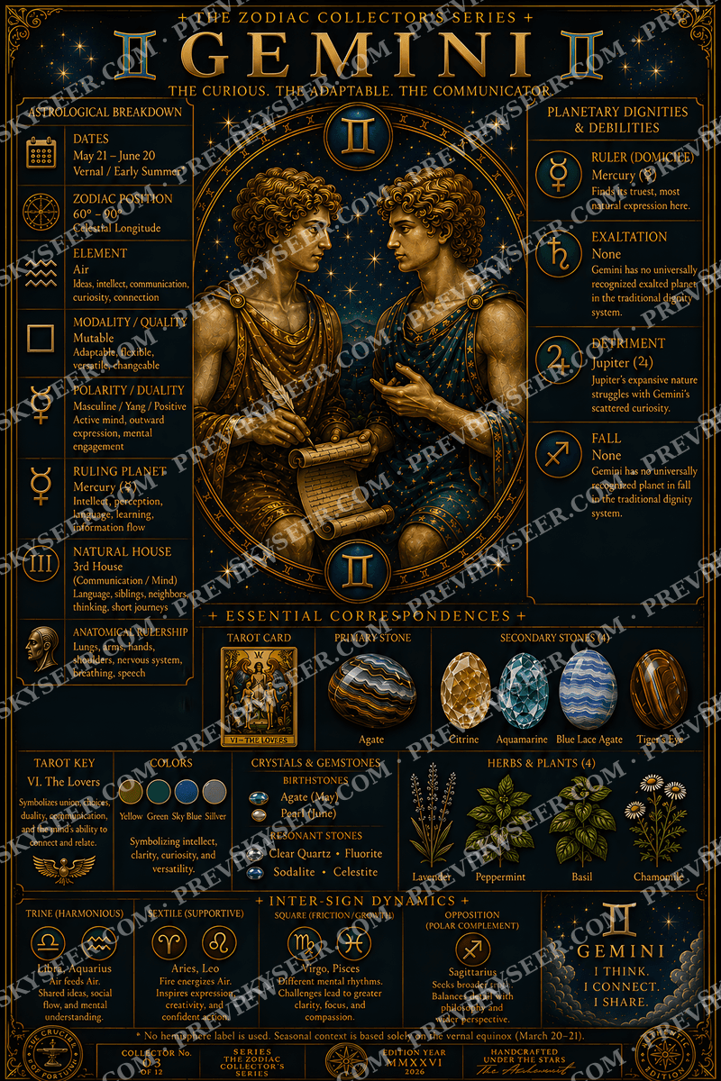 Gemini chart poster
