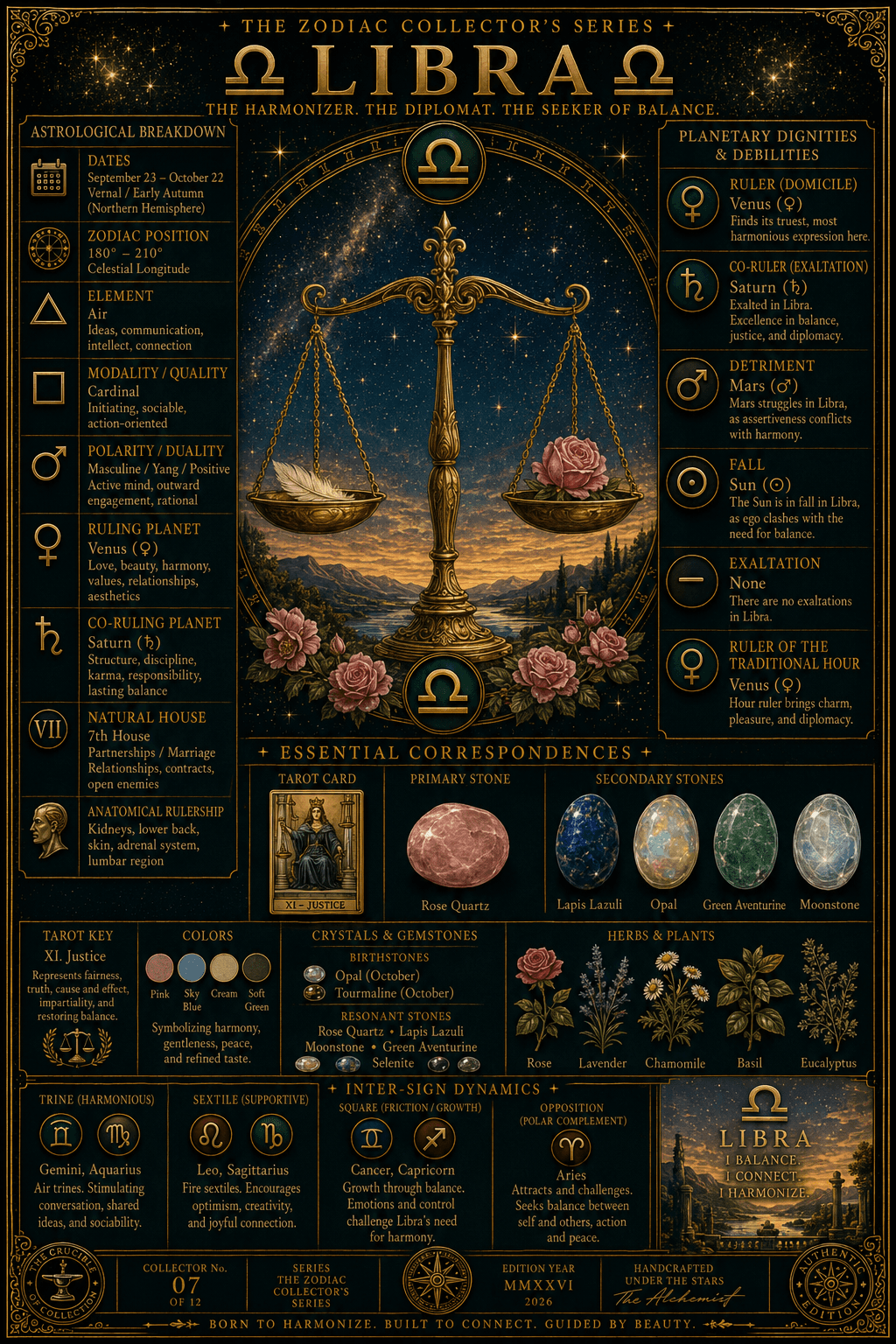 Libra chart poster